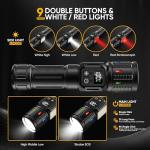 Rechargeable 2000 Lumens Bright LED Flashlight