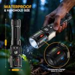 Rechargeable 2000 Lumens Bright LED Flashlight