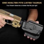 WARRIORLAND 800-Lumen Laser Light & Holster Set