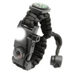 20-in-1 Paracord Survival Bracelet with LED Light