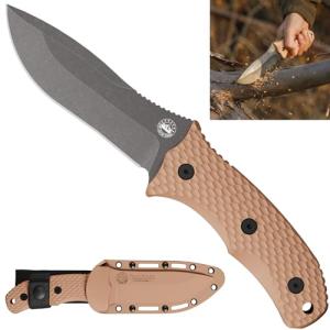 Off-Grid Gear TRAILGUARD Tactical Fixed Blade Knife