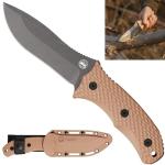Off-Grid Gear TRAILGUARD Tactical Fixed Blade Knife