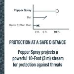 SABRE Pepper Spray And 2-in-1 Stun Gun and Flashlight, 25 Bursts of Max Strength OC Spray, Intuitive Finger Grip, 0.54 fl oz, Painful 1.160 µC Charge, 120 Lumens, Rechargeable, Safety Switch, Holster