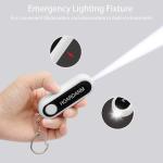 HOARDANM Women's Safety Alarm Keychain with LED Light