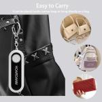 HOARDANM Women's Safety Alarm Keychain with LED Light
