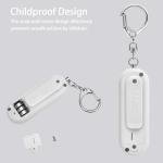 HOARDANM Women's Safety Alarm Keychain with LED Light