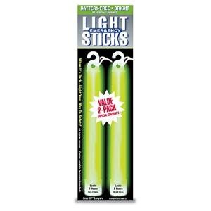 Ready America 8-Hour Green Emergency Lightsticks (2 Pack)