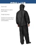 FROGG TOGGS Men's Waterproof Pro Lite Suit, Black