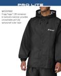 FROGG TOGGS Men's Waterproof Pro Lite Suit, Black
