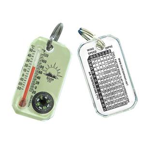 LumaGage Glow-in-the-Dark Compass & Thermometer