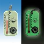 LumaGage Glow-in-the-Dark Compass & Thermometer