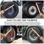 EONST:Trucker for Checking Tire Pressure Tire thumper -Tire Checking Bat -Gifts for Men -Durable Outdoor and Sports Personal Mini-Defense Essential items