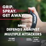 SABRE Runner Pepper Gel, Maximum Police Strength OC Spray, Reflective Hand Strap for Easy Carry & Quick Access, 0.67 fl oz, Secure & Easy to Use Safety, Optional Clip-On Alarm & LED Armband Combos