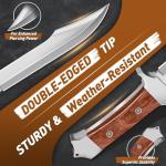 Purplebird 16.5" Heavy Duty Bowie Machete Knife