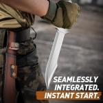 Purplebird 16.5" Heavy Duty Bowie Machete Knife