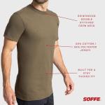 Men's Military Tee 3-Pack - Tan, XX-Large