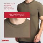Men's Military Tee 3-Pack - Tan, XX-Large