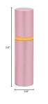 SABRE Lipstick Pepper Spray, Protect Against Multiple Threats with 12 Bursts, UV Marking Dye, The Most Discreet Pepper Spray Design, Pink