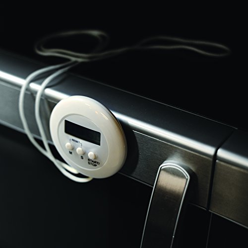 Norpro, White Digital Timer On A Rope, One Size