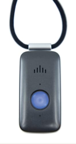Safety+ 4G Medical Alert System: Fall Detection, GPS Location, 24/7 Monitoring, Mobile Caregiver App, Small, Lightweight-Call to Activate Wireless Call Button, Personal Safety, Wearable Panic Button