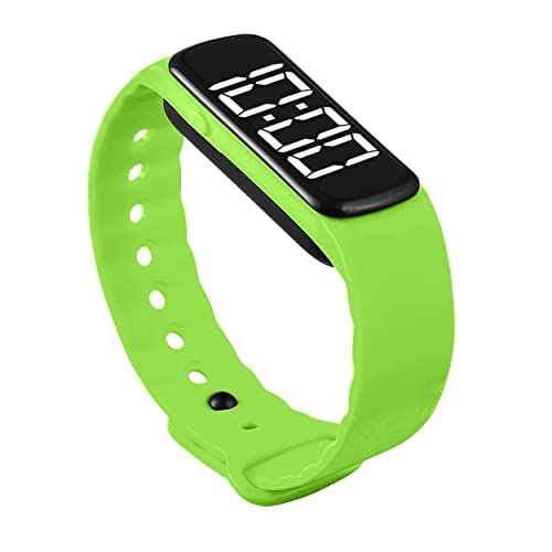 Smart School Educational Products Sensory Wrist Timer for Kids, Teachers, Students, Simple Reminder Watch with Silent Alarm Clock Wristband, Classroom Countdown (Green)