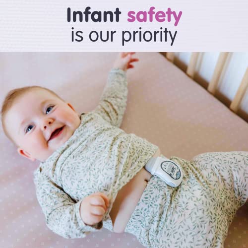 SNUZA HERO Baby Abdominal Movement Monitor: Real-time Alerts for No Breathing, Gentle Vibration Rousing, Portable & Wearable, Medical Grade Material. Safer Sleep for Infants. Peace of Mind for Parents