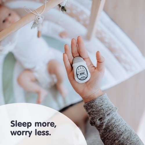 SNUZA HERO Baby Abdominal Movement Monitor: Real-time Alerts for No Breathing, Gentle Vibration Rousing, Portable & Wearable, Medical Grade Material. Safer Sleep for Infants. Peace of Mind for Parents