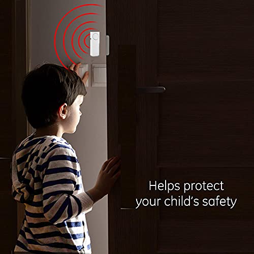 4 Pack Door Alarms for Home Security, Window Door Alarms, Window Alarm Sensors, Door Alarms for Kids Safety,DIY Protection Burglar Bell Alarm for Home,Office