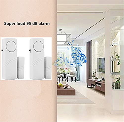 Door Window Alarm, 90DB Door Alarms for Kids Safety, Wireless Sensor Door Window Burglar Alarm-Window Pool Alarms for Home, 15 Pack