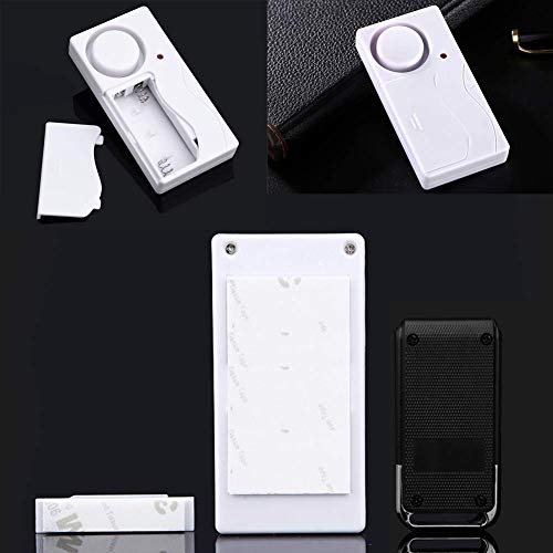 HENDUN Wireless Door Alarm with Remote, Windows Open Alarms,Home Security Sensor, Pool Alarm for Kids Safety, Sliding (2 Pack)