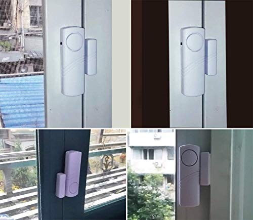Door Window Alarm, Burglar Alarm, Home Security Magnetic Sensor Anti-Theft Alarm (Home Alarm (12 pcs))
