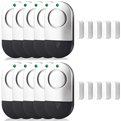 Door Window Alarms, Toeeson 120DB Pool Door Alarms for Kids Safety, Window Alarms for Home