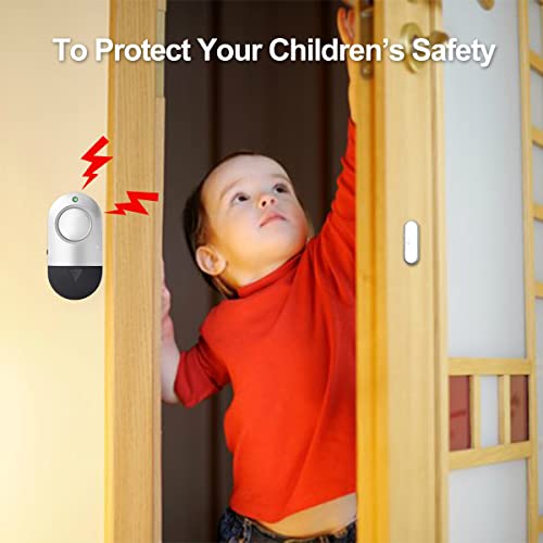 Door Window Alarms, Toeeson 120DB Pool Door Alarms for Kids Safety, Window Alarms for Home