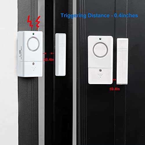 Door Alarm Alarm for Doors When Opening, 120DB Window Door Alarm, Door Window Alarm for Kids Safety, 6 Pack Pool Alarm for Kids Safety