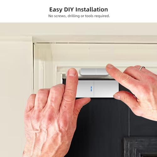 Home Alarm System 5-Piece kit, Door Window Sensors WiFi Alarm System for Kids Safety, Smart Wireless Home Alarm Security System DIY, No Contract, App Alert for House Apartment by GRSICO