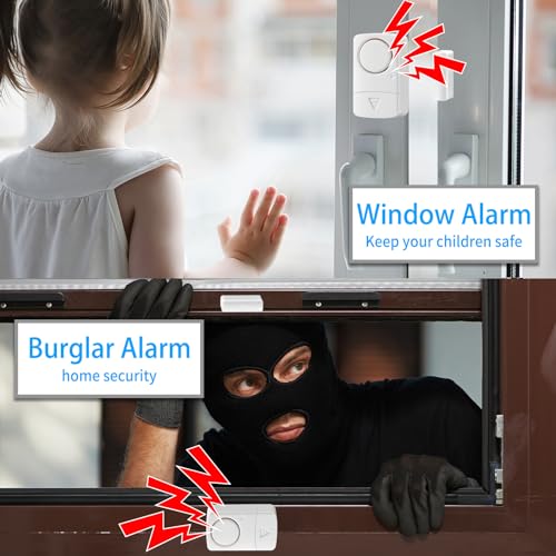 Door Alarm Sensor Window Alarms for Home Security Kids Burglar Safety System