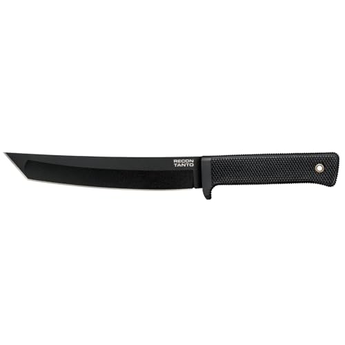 COLD STEEL Recon Tanto 7" SK-5 Razor-Sharp Blade 4.75" Kray-Ex Handle Military Tactical Fixed Blade Knife w/Secure-Ex Sheath