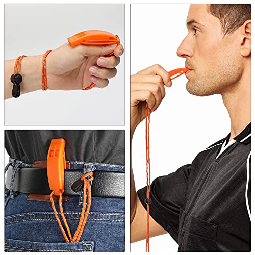Hipat Emergency Whistle, Super Loud Floating Whistle with Lanyard, Ideal for Boating, Swimming, Kayaking, Water Survival, Hiking, Camping, Climbing