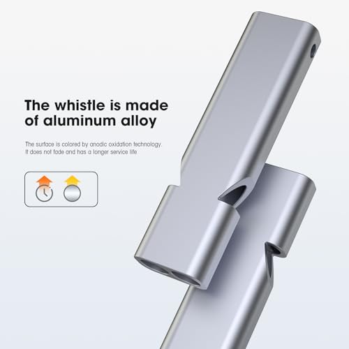 Braylin 3-Pack Emergency Whistles with Lanyard, Referee Whistle, Sports Whistles, Safety Whistle, Survival Whistle, Loudly Shrill, for Outdoor Sport, Various Competitions