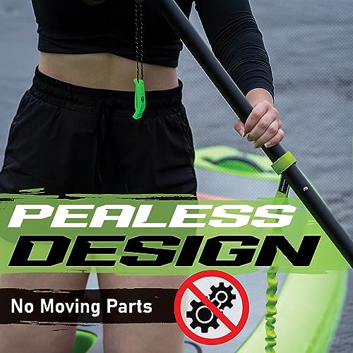 Gradient Fitness Emergency Whistles (2 Pack) | Loud Pealess Plastic Survival Whistle with Adjustable Lanyard, Clip & Reflective Stitching. Quick Safety Access for Swimming, Boating, Surfing, Hiking