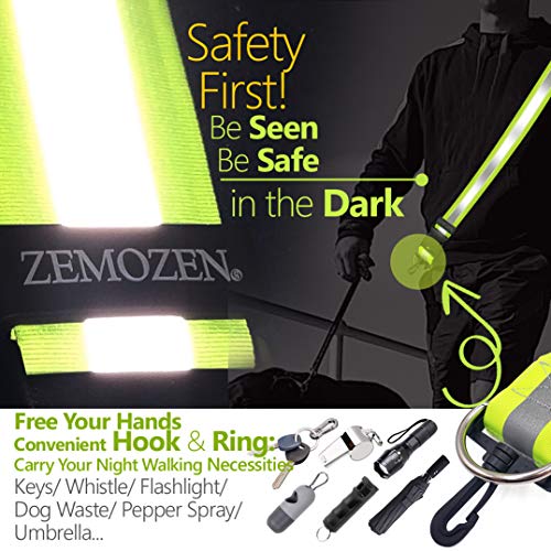 High Visibility Reflective Sash for Walking at Night -Perfect Substitution Reflective Vest Reflective Jacket, Running Gear for Men Women Kids, Night Walking Safety Gear Reflective Belt for Dog Walking