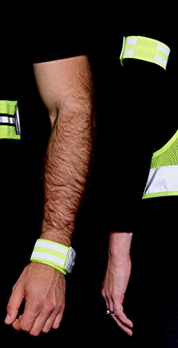 Reflective Bands for Men and Women | Reflectors for Runners, Cycling, Walking | Set of 4 Reflective Ankle Bands, Armbands, Wristbands | Reflector Tape Providing High Visibility Safety Apparel