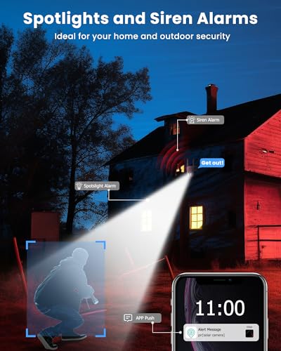 VIZIUUY Solar Security Cameras Wireless Outdoor, 3MP Pan Tilt 360°WiFi Camera with Color Night Vision/PIR Sensor/2-Way Audio/Alexa/Google Assistant