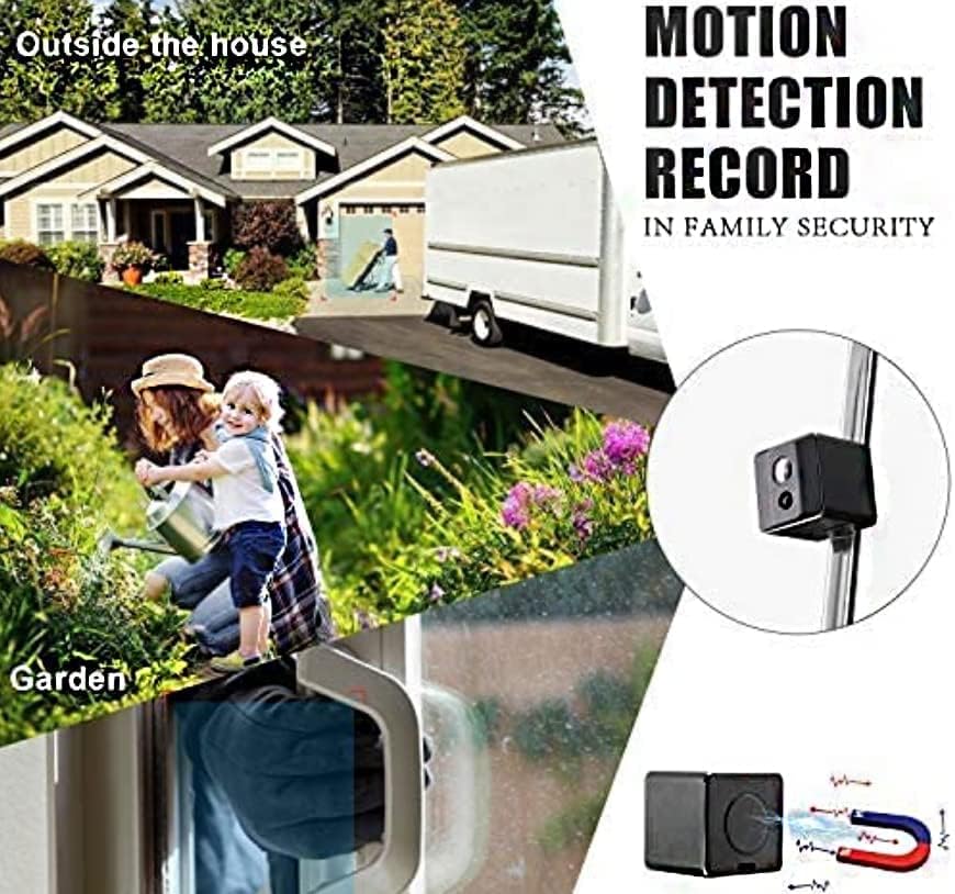 ehomful Wireless Camera HD 1080P Mini Hidden Spy Camera Portable Small Nanny Cam Surveillance Cameras for Home Security Indoor/Outdoor Small Sized