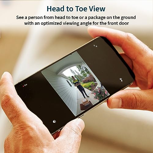 Arlo Video Doorbell 2K (2nd Generation) – Battery Operated or Wired Doorbell, Smart Wi-Fi, Security Camera, Surveillance, White – AVD4001​