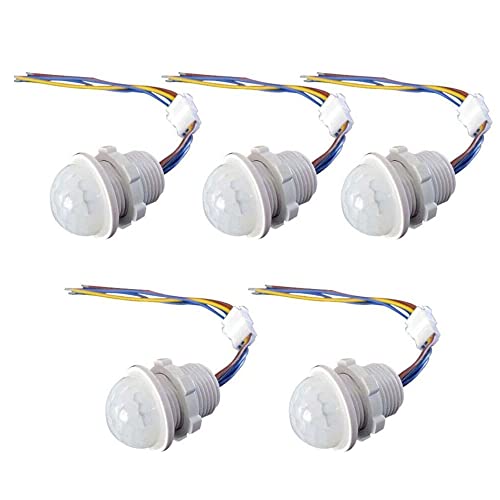 5/10Pcs PIR Infrared Motion Sensor Detector Smart Switch 110V Light Switch Auto (5pcs)
