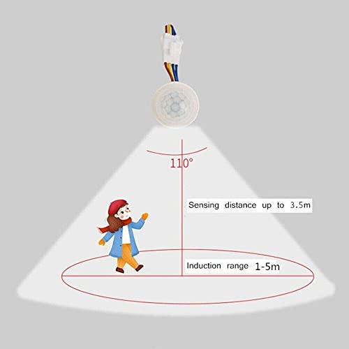 5/10Pcs PIR Infrared Motion Sensor Detector Smart Switch 110V Light Switch Auto (5pcs)