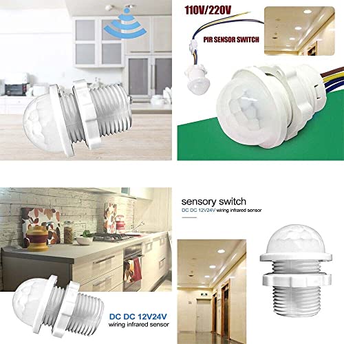 5/10Pcs PIR Infrared Motion Sensor Detector Smart Switch 110V Light Switch Auto (5pcs)