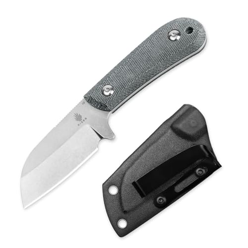 Kizer Fixed Blade Hunting Knife - D2 Blade, G10/Micarta Handle, Outdoor/Camping/Survival Knife with Sheath - Lightweight EDC Fixed Blade for Men & Women Outdoor Enthusiasts-1062A1