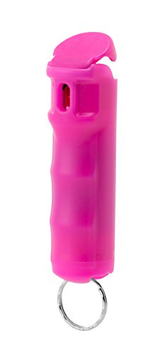 Mace Pepper Spray for Women & Men- Pepper Spray Keychain- Compact Model, Pink, 12 FT Range, Flip Top